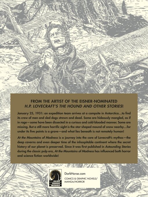 Title details for H.P. Lovecraft's At the Mountains of Madness, Volume 1 by Gou Tanabe - Available